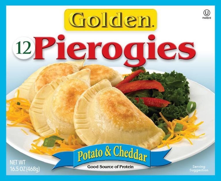 Golden Pierogies Potato & Cheddar