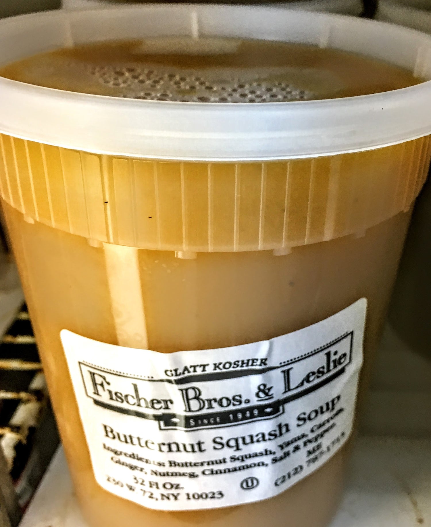 Butternut Squash Soup: $11.98/qt.