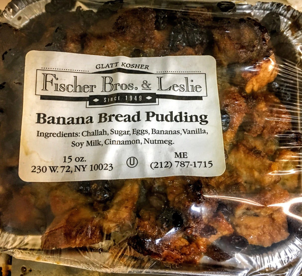 Kosher Banana Bread Pudding