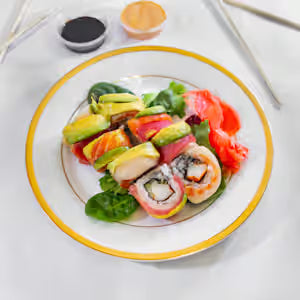 Rainbow Roll (10 pcs)