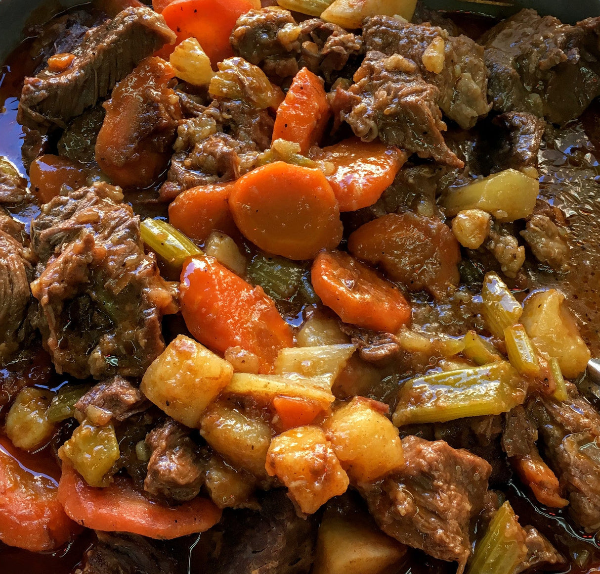 Beef Stew, cooked