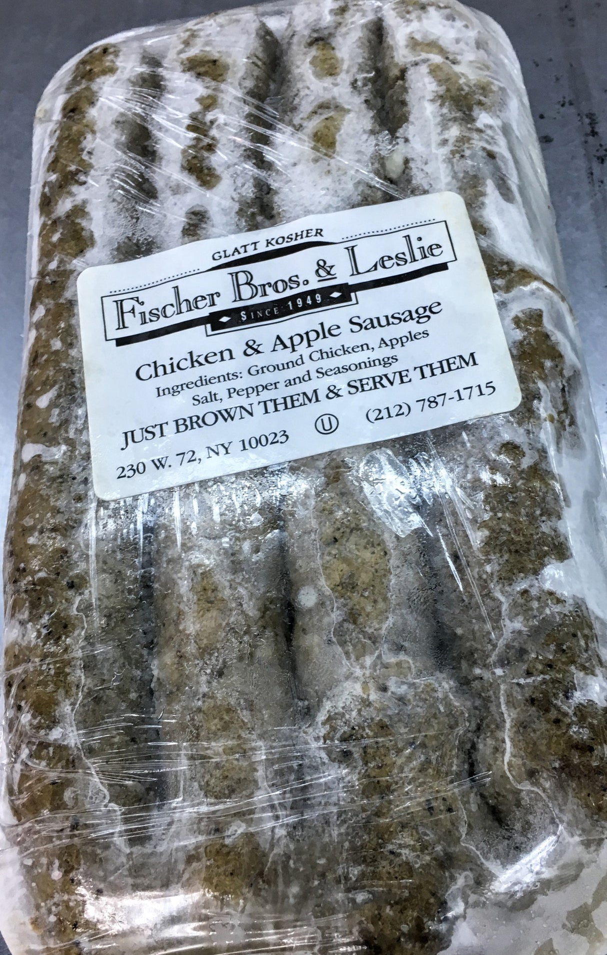 Kosher Chicken Apple Sausages