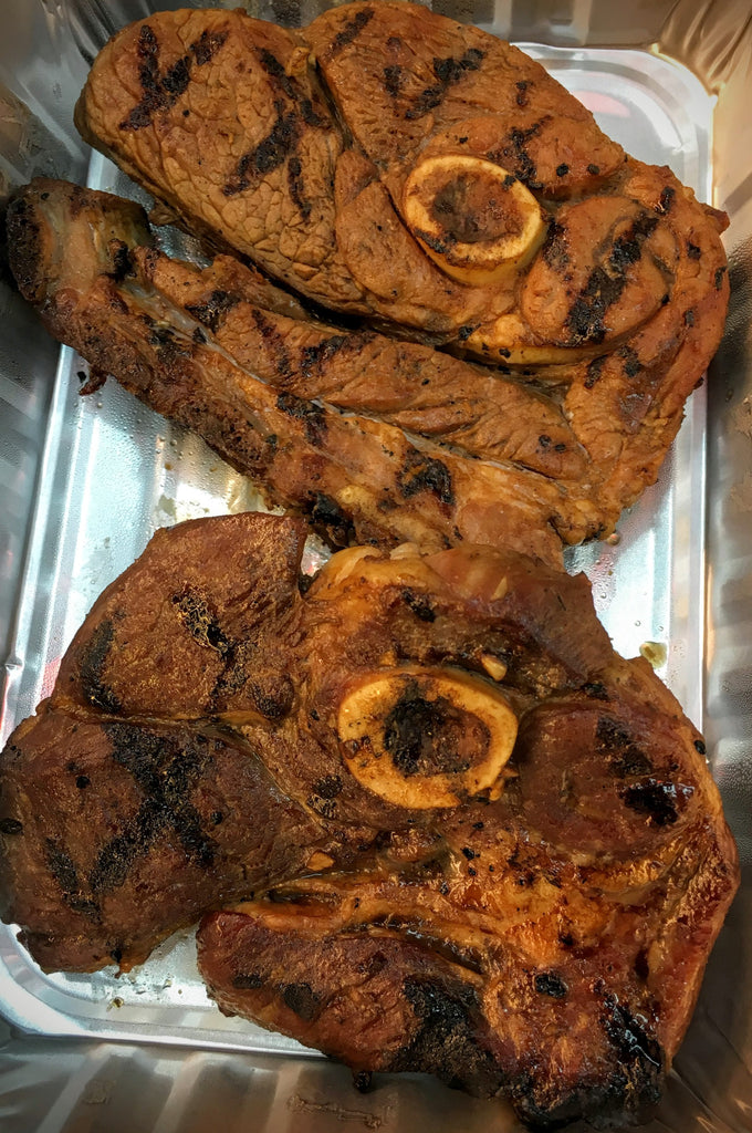 Grilled Shoulder Lamb Chop: $41.98/lb