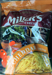 Miller Shredded Cheddar $5.49/ea