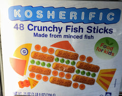 Kosherific Crunch Fish Sticks $10.49/ea