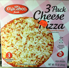 Macabee 3 Cheese Pizzas