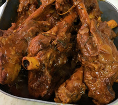 Kosher Braised Lamb Shank