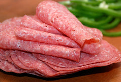 Wide Salami, Sliced: $19.98/lb