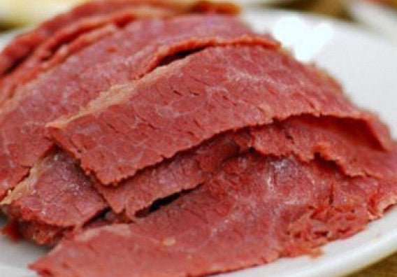 Sliced Corned Beef $35.98/lb.
